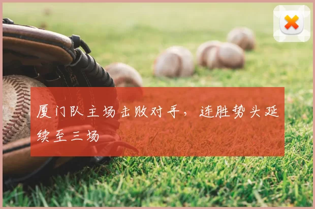 厦门队主场击败对手,连胜势头延续至三场