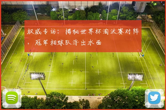 权威专访：揭秘世界杯淘汰赛对阵，冠军相球队浮出水面