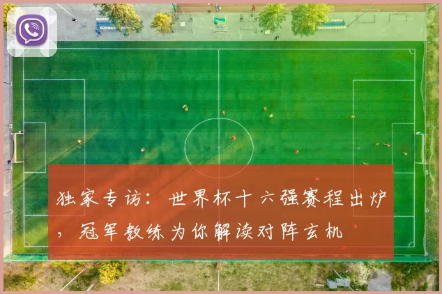 独家专访:世界杯十六强赛程出炉,冠军教练为你解读对阵玄机